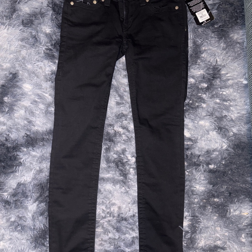 True Religion Black Skinny Jeans Size 30 New with Tags